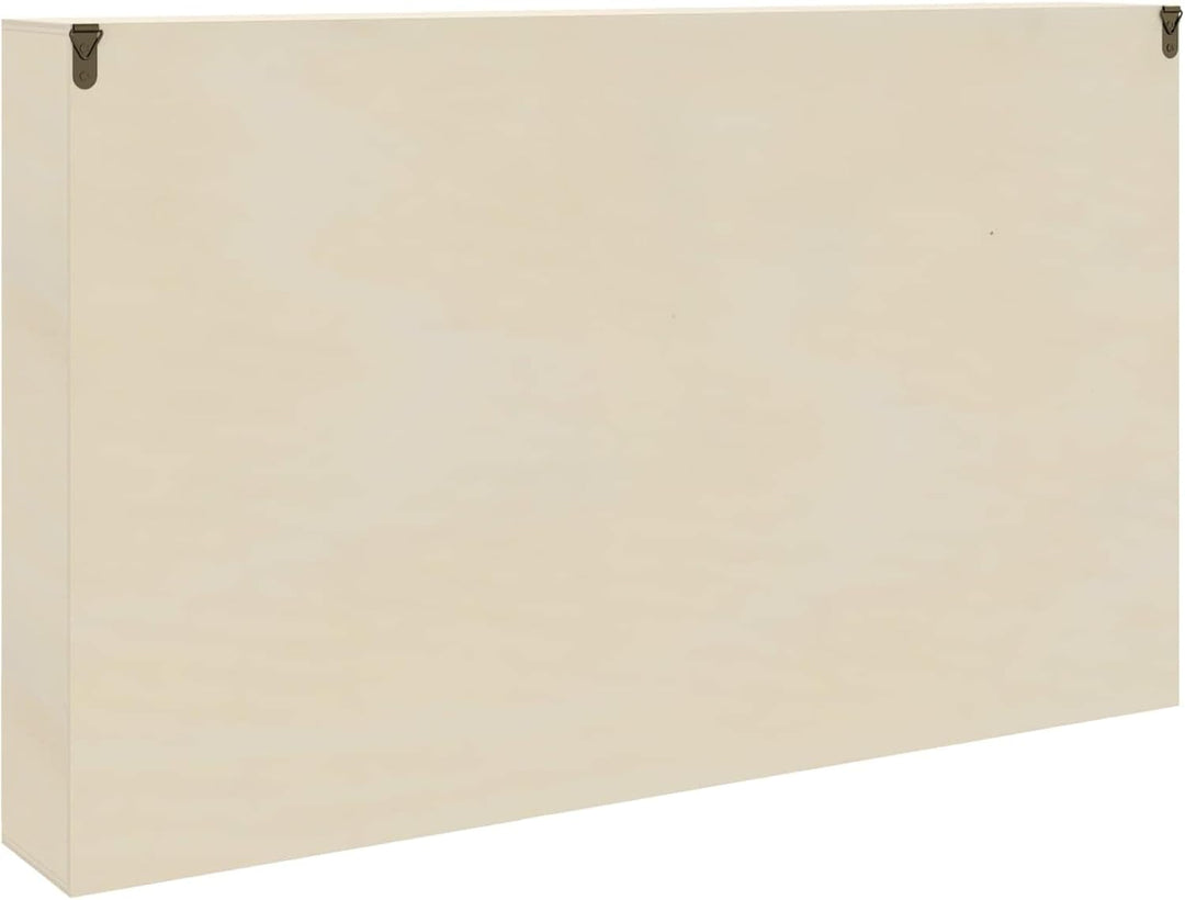 vidaXL Wandregal Vitrine für Sammlerstücke - robuste und schicke Ablage für Dein Zuhause 60 x 8,5 x