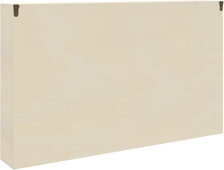 vidaXL Wandregal Vitrine für Sammlerstücke - robuste und schicke Ablage für Dein Zuhause 60 x 8,5 x