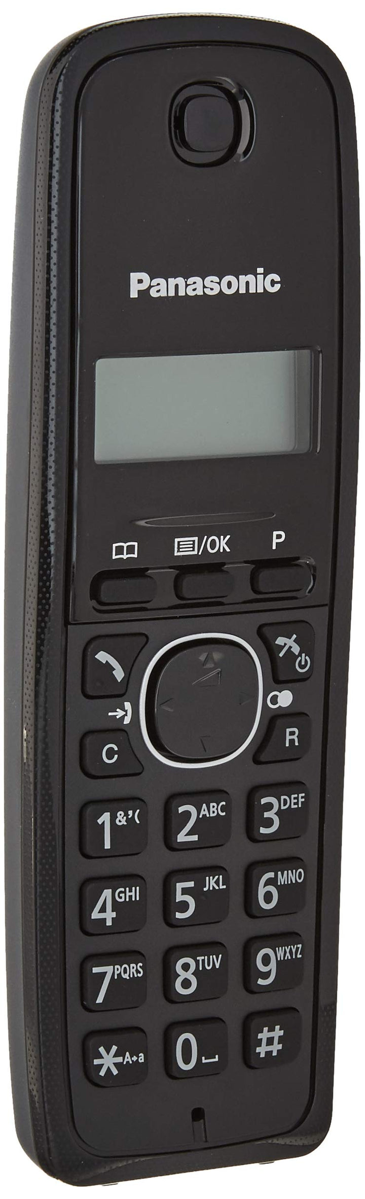 Panasonic KX-TG1611 Schnurlostelefon (DECT, Desktop, Schwarz, LCD, AAA, digital)