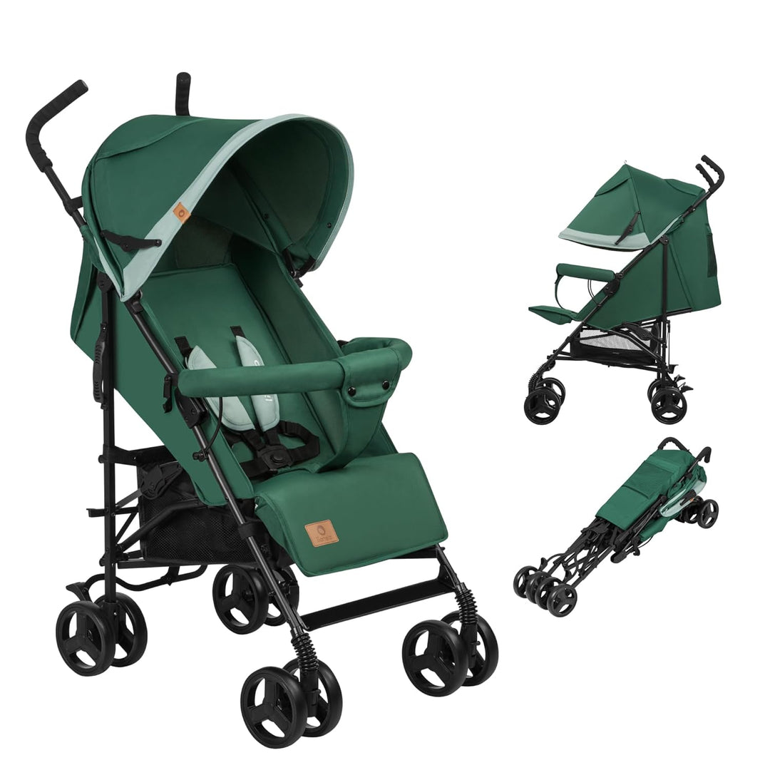 LIONELO Elia Buggy Klein Zusammenklappbar Kinderwagen Bis 15 Kg, Rücken Und Fussstützenverstellung H
