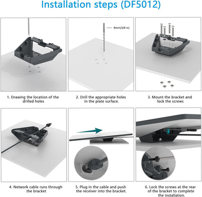 TIUIHU Starlink Gen 3 mobile Halterung,Anti-Diebstahl-Automontage-Kit für Starlink V3 Standard Dishy