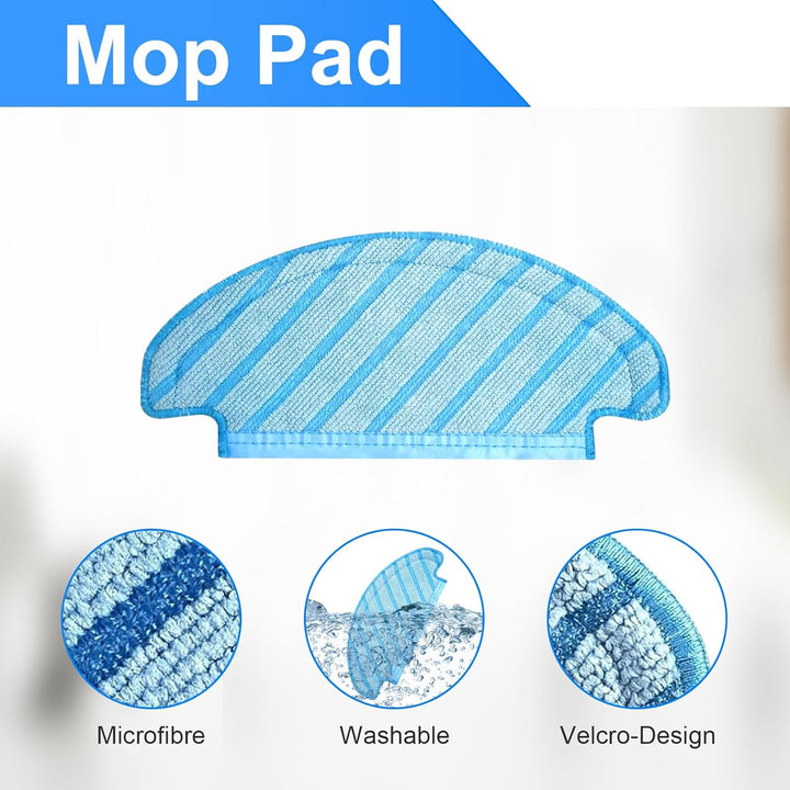Zubehörset für Yeedi Vac Max, Vac Hybrid, Vac 2 Pro, Vac Station K760, für Ecovacs Ozmo Deebot T8 Ai