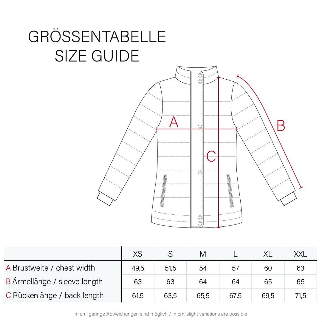 Navahoo Damen Jacke Steppjacke Übergangsjacke gesteppt Stepp Herbst B675 XS Navy, XS Navy