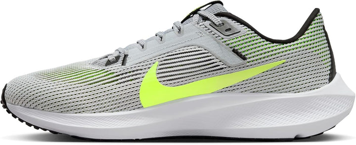 Nike Herren Air Zoom Pegasus 40 Sneaker 42.5 EU Wolfgrau Schwarz Weiss, 42.5 EU Wolfgrau Schwarz Wei