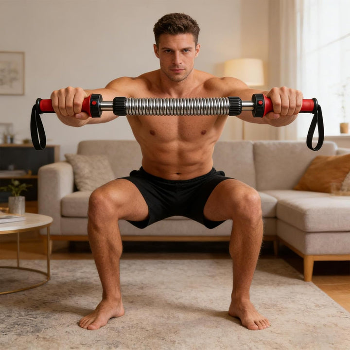 Armtrainer für Männer - 20-40 kg Verstellbare Hantelstange | Arm-Trainer,für Outdoor, Zuhause, Büro,