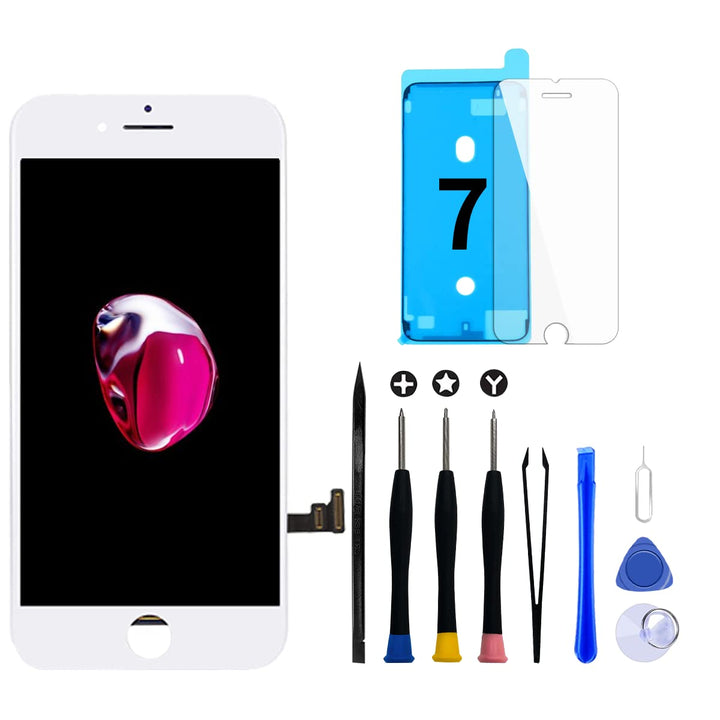 GOLDWANGWANG Display für iPhone 7 LCD Touch Screen Digitizer Ersatz Bildschirm mit komplett kostenlo