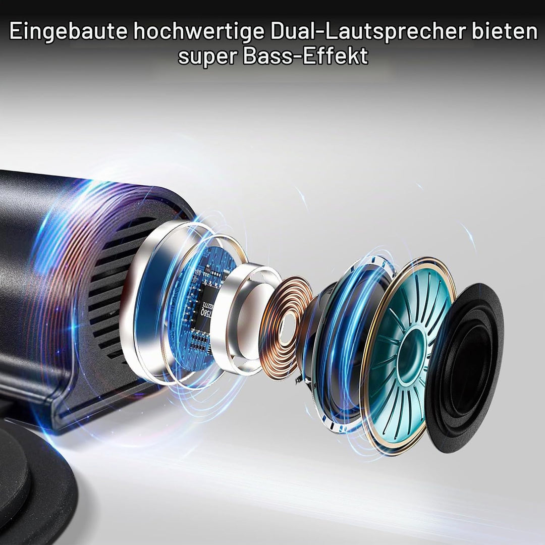POGOLAB Aufrollen E-Drum Set, 7 digitale Drum Pad Schlagzeug Elektronisch, Bluetooth-Funktion, mit z