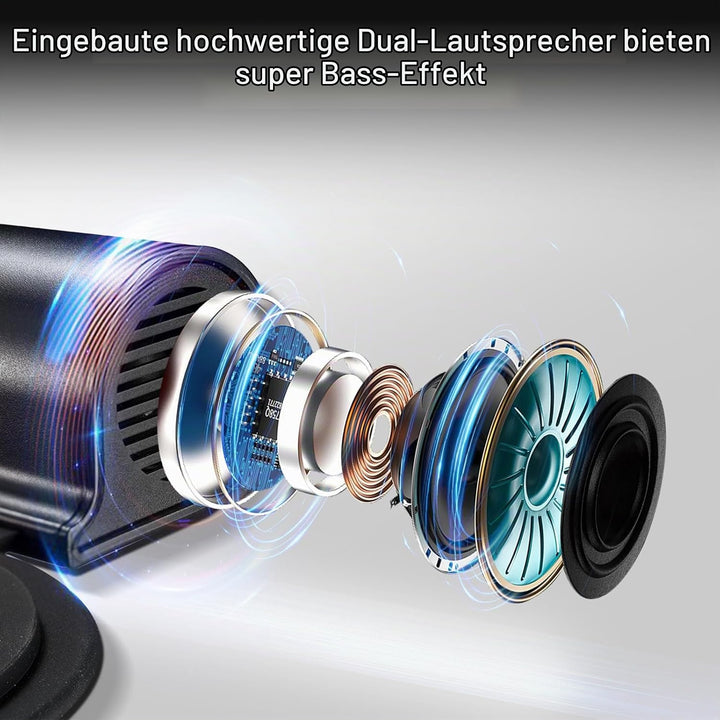 POGOLAB Aufrollen E-Drum Set, 7 digitale Drum Pad Schlagzeug Elektronisch, Bluetooth-Funktion, mit z