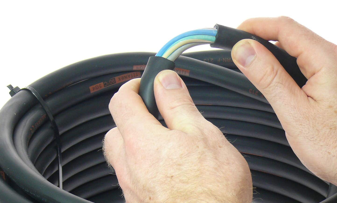 TITANEX Kabel H07RN-F 5x4,0 mm² (5G4) Baustellenkabel, Industriekabel geeignet für den Aussenbereich