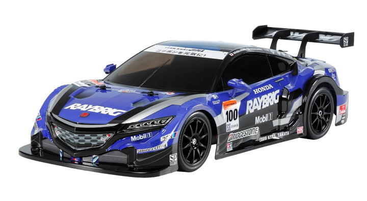 TAMIYA 300058599 58599 TT-02 Raybrig NSX Concept-GT Brushed 1:10 RC Modellauto Elektro Strassenmodel