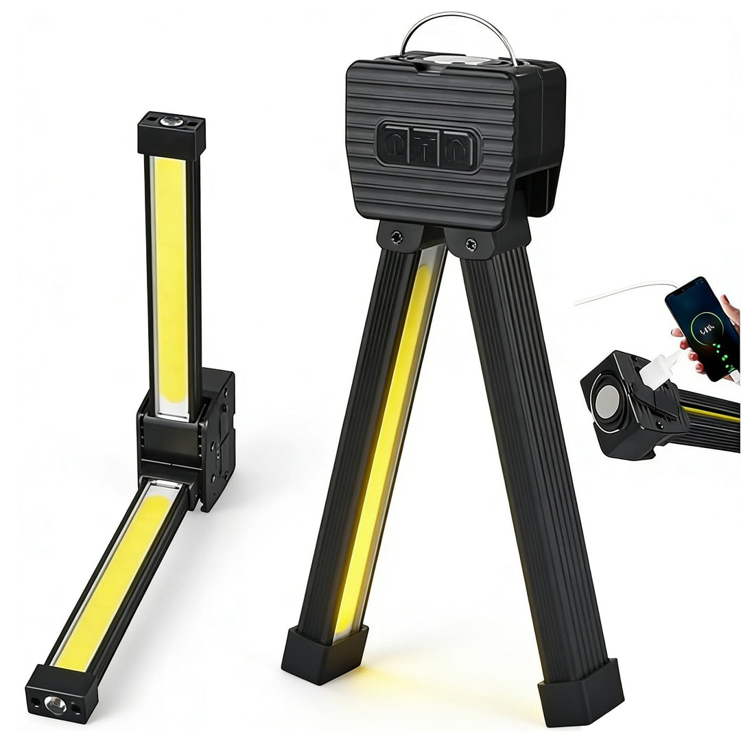 BigKing Posing Lampe Magnet, Magnetic Gym Lamp mit USB-Ladung, 4 Lichtmodi, Wasserdicht & Dimmer für