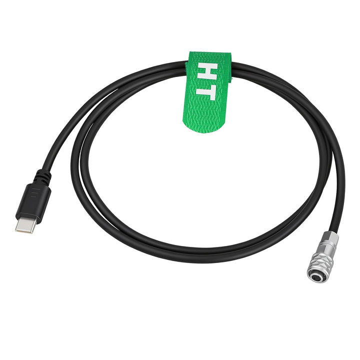 HangTon USB C-Stromkabel für PD Power Bank/DJI RS2 zu Blackmagic Design BMPCC Taschenkamera 4K 6K 3'
