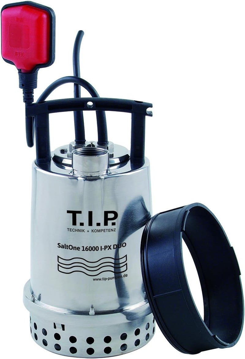 T.I.P. SaltOne 1600 I-PX DUO Salzwasser-Tauchpumpe (bis 16.000 l/h Fördermenge, Förderhöhe max. / Dr