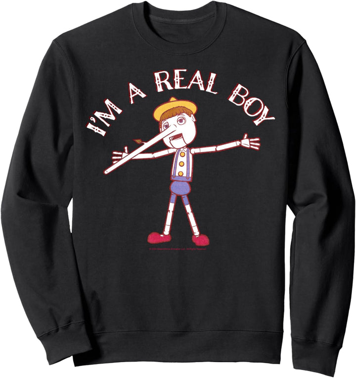 Shrek Pinocchio I'm A Real Boy Sweatshirt