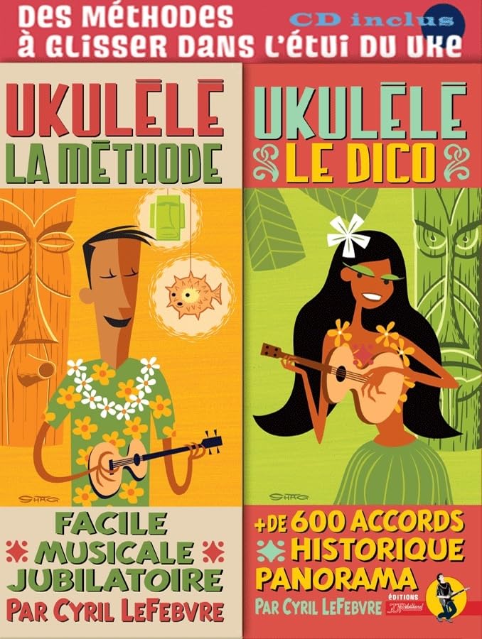 PACK UKULÉLÉ MÉTHODE + DICO + CD, Taschenbuch