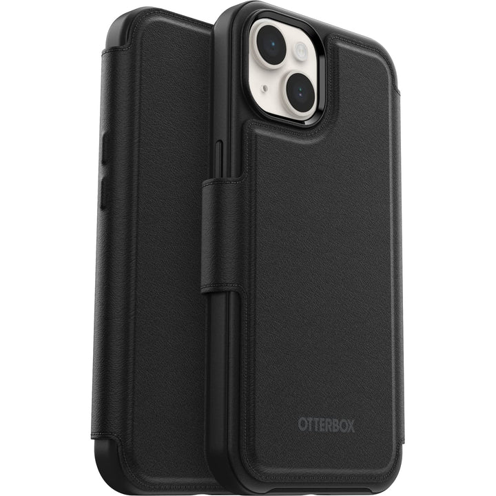 OtterBox Folio für iPhone 14 für MagSafe, Soft Touch Folio mit 3 Slots, Starke magnetische Ausrichtu