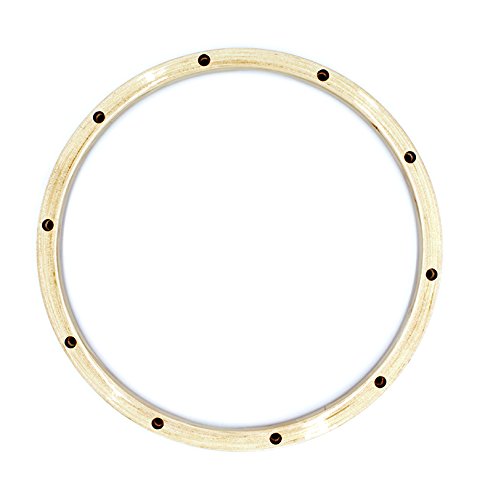 Holz Spannreifen Woodhoop 14 Zoll 10 Loch für Resonzseite