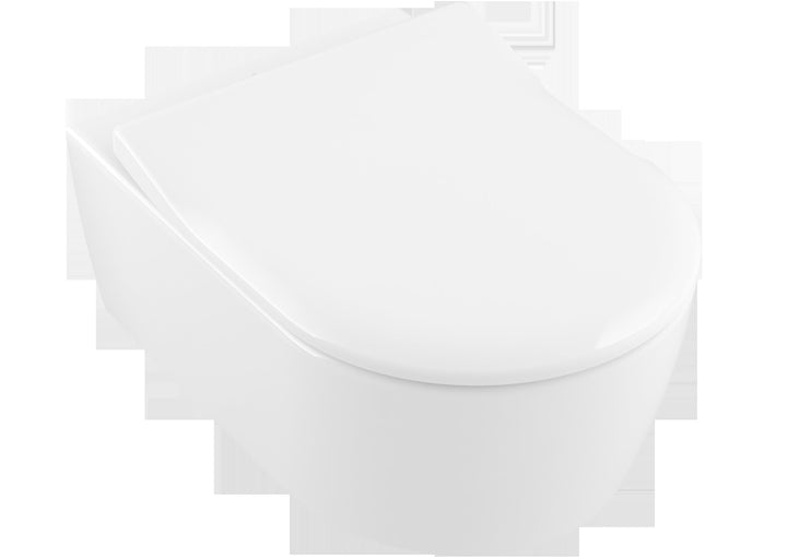 V & B Combi-Pack Avento DirektFlush C-Plus + SlimSeat Softclose weiss