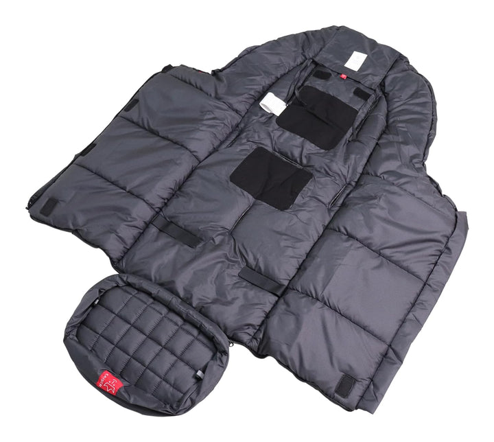 Kaiser Iglu Thermo Fleece Fusssack, anthrazit, Anthrazit