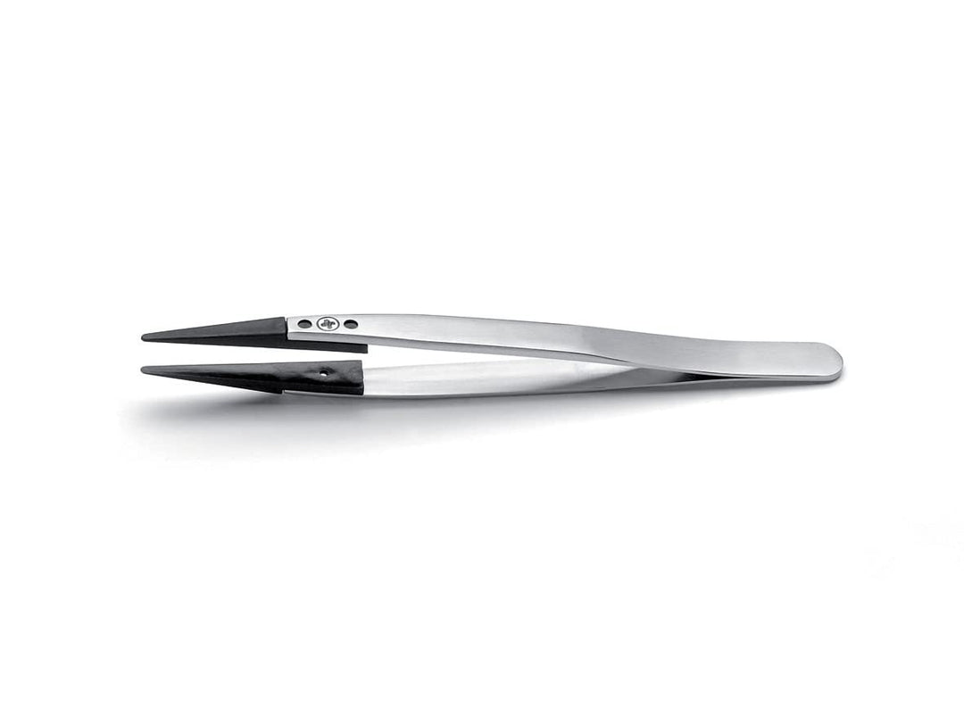Ideal-tek Pinzette mit Plastikspitze 2ACFR SA, SS Anti-Mag, OAL 130mm-5,12in