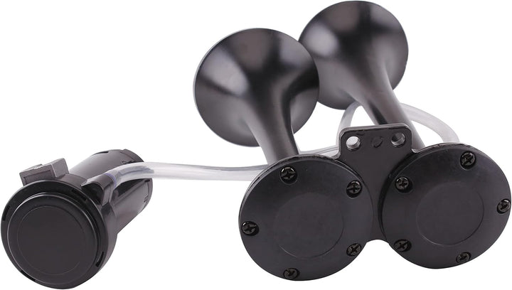 FARBIN Auto Horn 12V 150db Super Loud Air Horn, Dual Trompete Zug Horn Kit für LKW, LKW Horn mit Kom