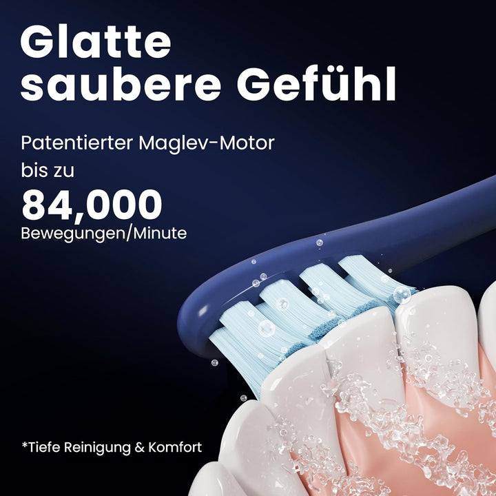 Oclean X Pro Elektrische Zahnbürste, Schallzahnbürste mit Farbdisplay, 3 Putzmodi & 32 Intensitäten,