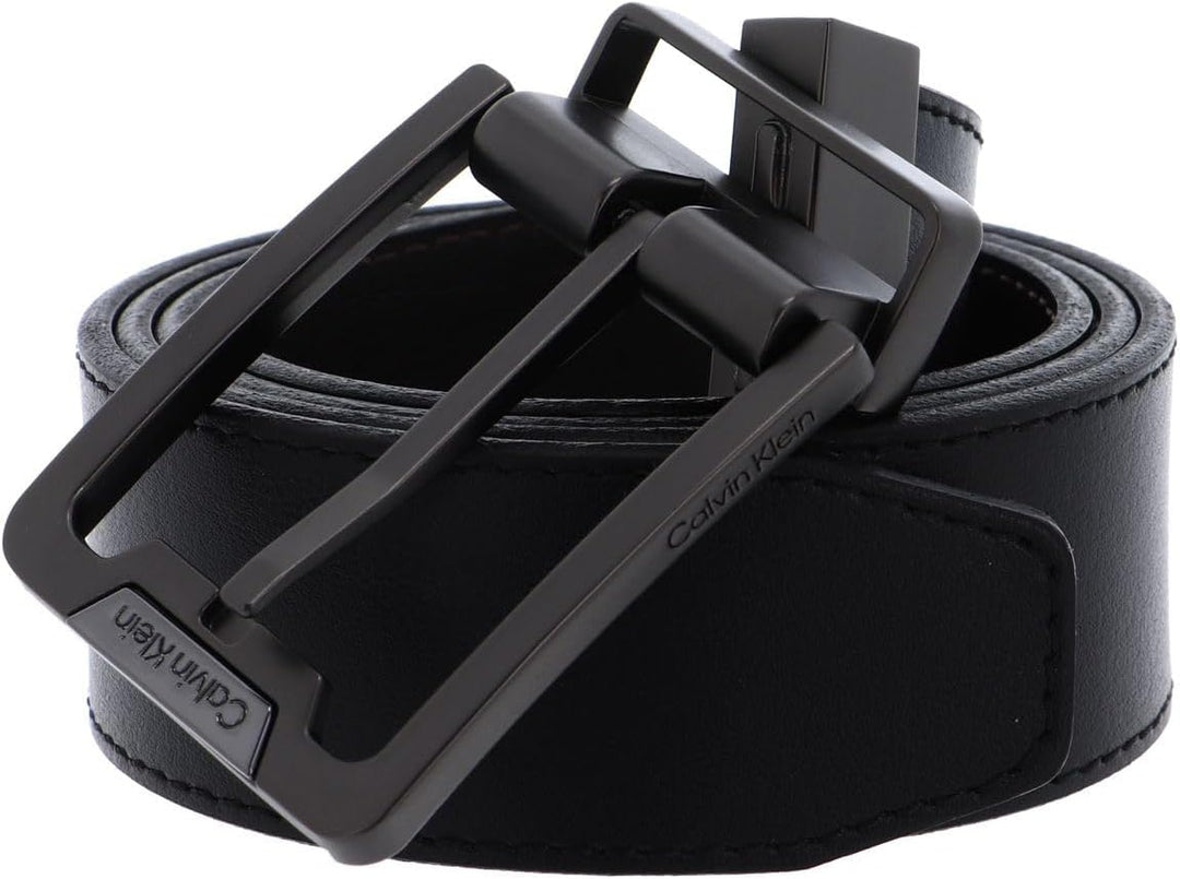Calvin Klein Mono Hardware Belt W80 Black/Brown - kürzbar