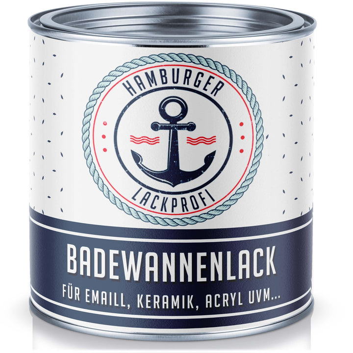 Badewannenlack GLÄNZEND Betongrau RAL 7023 Grau Badewannenbeschichtung Emaille Farbe // Hamburger La