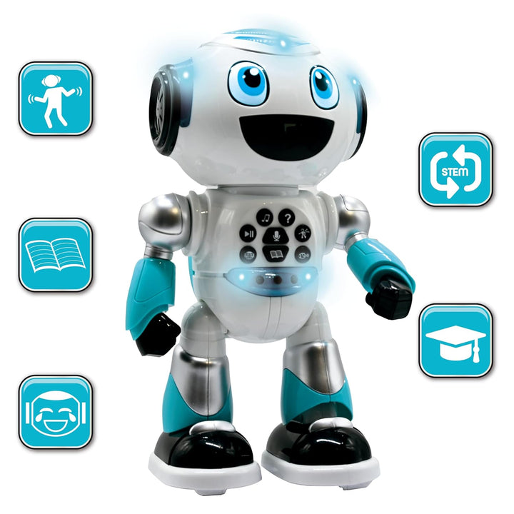 Lexibook, Powerman Advance, Ferngesteuerter Roboter, interaktives Spielzeug für Kinder, Gehen, Tanze