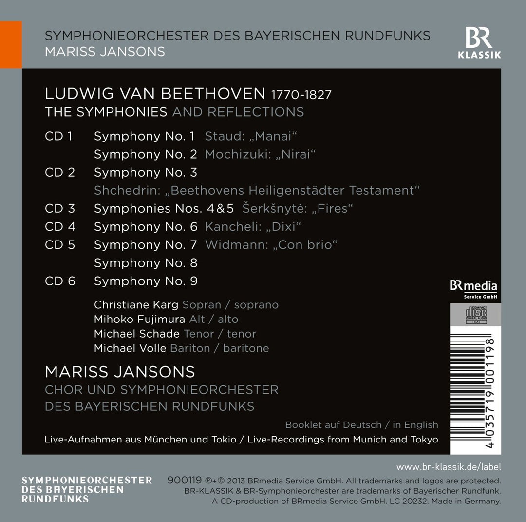 Beethoven: Die Symphonien / Reflections, Audio-CD