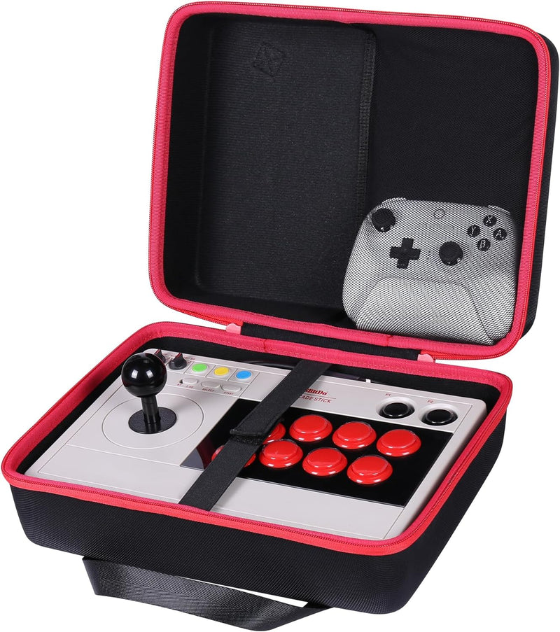 co2CREA Hart Tragbare Reise Schutzhülle Tasche für 8Bitdo Arcade Stick for Nintendo Switch & Windows