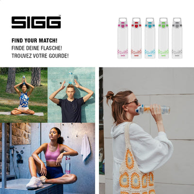 SIGG - Tritan Renew Trinkflasche - Total Clear ONE - Für Kohlensäurehaltige Getränke Geeignet - Spül