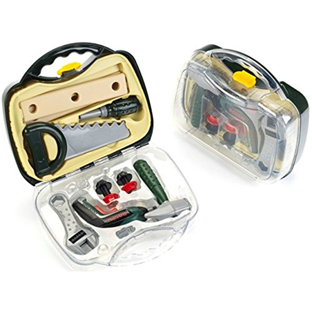 Theo Klein 8346 - Werkzeugkoffer-Set Bosch mit Ixolino II-Akkuschrauber