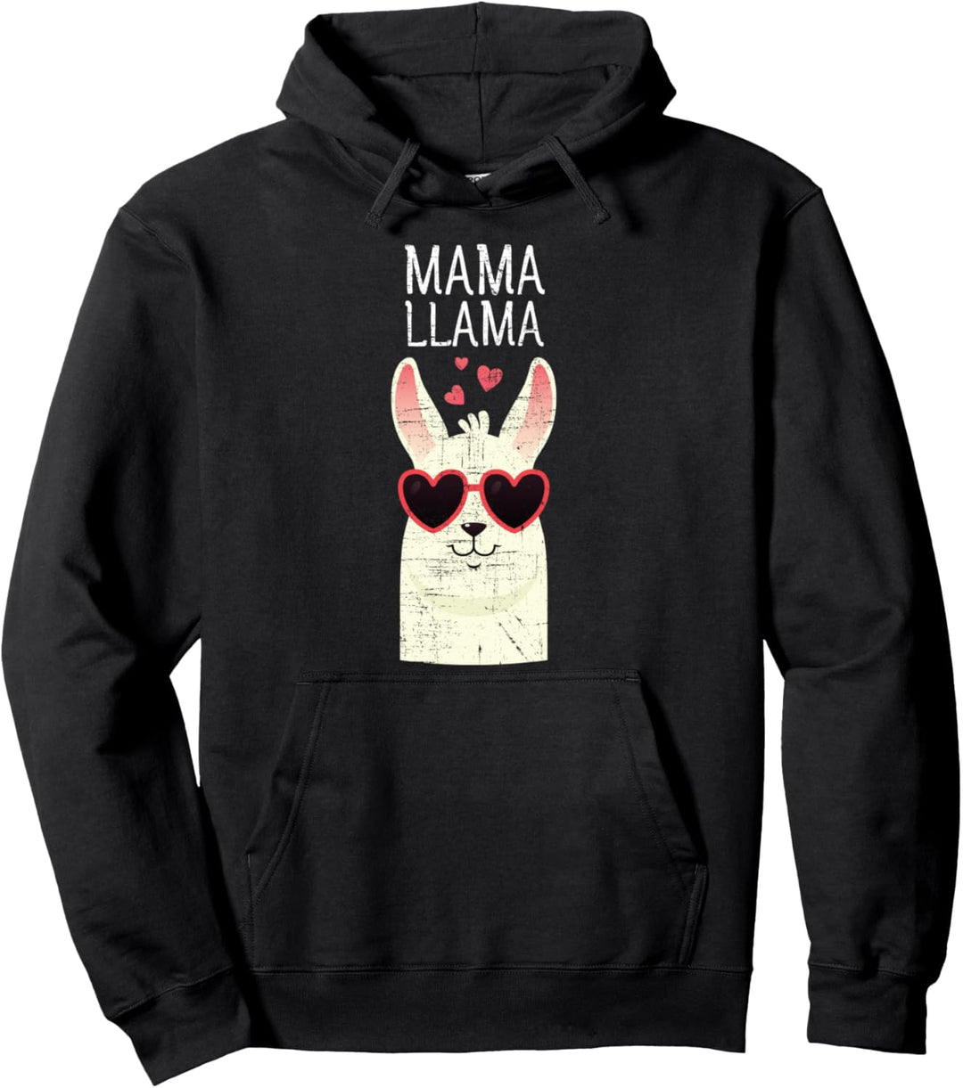Mama Llama - Lama Alpaka Spruch Pullover Hoodie