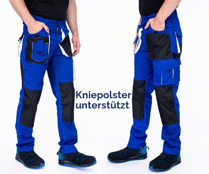 Mazalat Arbeitshosen männer mit Kniepolstertaschen, Grössen S-XXXL, Arbeithose Herren, Arbeitshose,