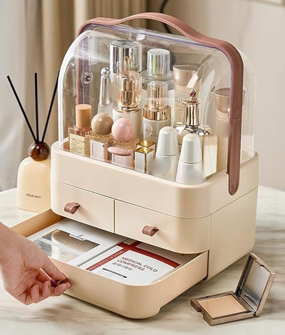 RMAN Make Up Kosmetik Organizer, Aufbewahrung Schmink Organizers Aufbewahrungsbox mit 3 Schubladen T