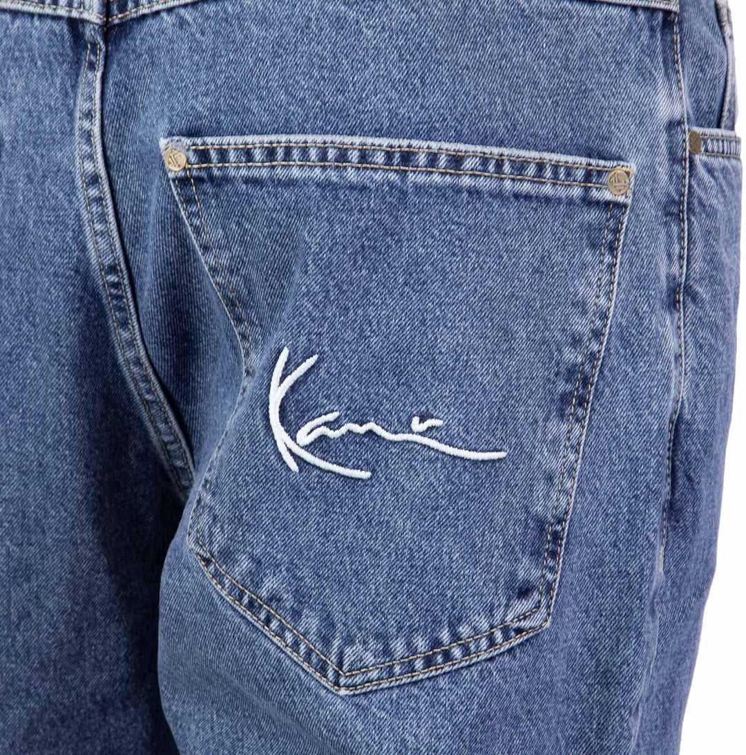 Karl Kani Retro Tapered Five Pocket Jeans Denim S Dark Indigo, S Dark Indigo