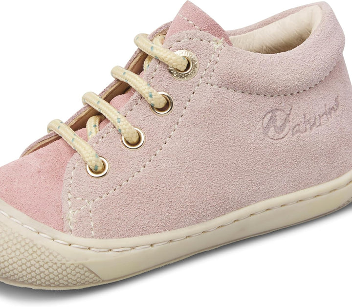 Naturino Lauflernschuhe aus Veloursleder 18 EU Puderrosa Rosa, 18 EU Puderrosa Rosa
