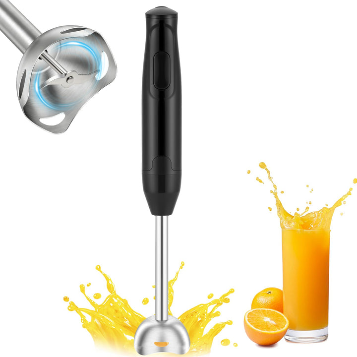 AXFEE Stabmixer, 400W Pürierstab Edelstahl, Stabmixer Elektrischer, Purierstabmixer, Pürierstab für