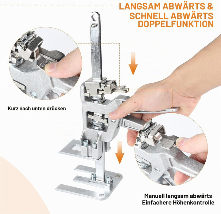 DBREAKS Arbeitssparender Arm 29CM, 2Pcs Arm Handwerkzeug Heber Bis zu 260 kg, Möbelheber mit Skala,