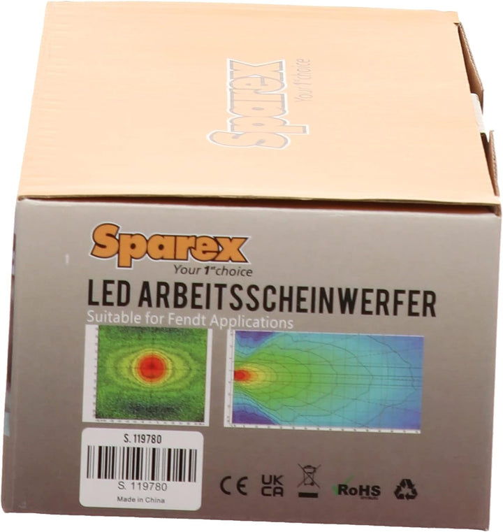Sparex, 2 x LED-Arbeitsscheinwerfer Fendt/Massey Fergusson/Case, Typ Hella 60 W - 3280 Lumen