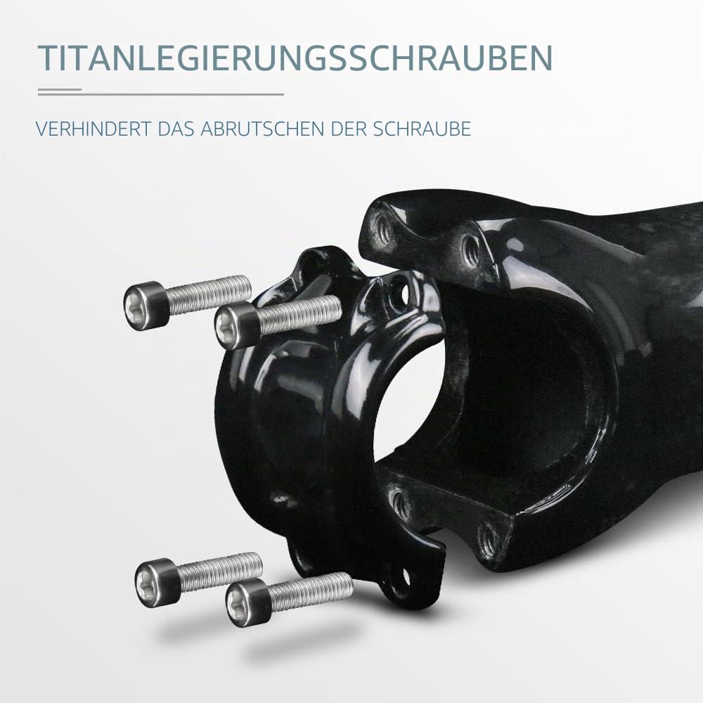RXL SL Carbonfaser rennrad vorbau Ø 31.8, Carbon vorbau rennrad 6/17grad 70/80/90/100/110/120/130mm