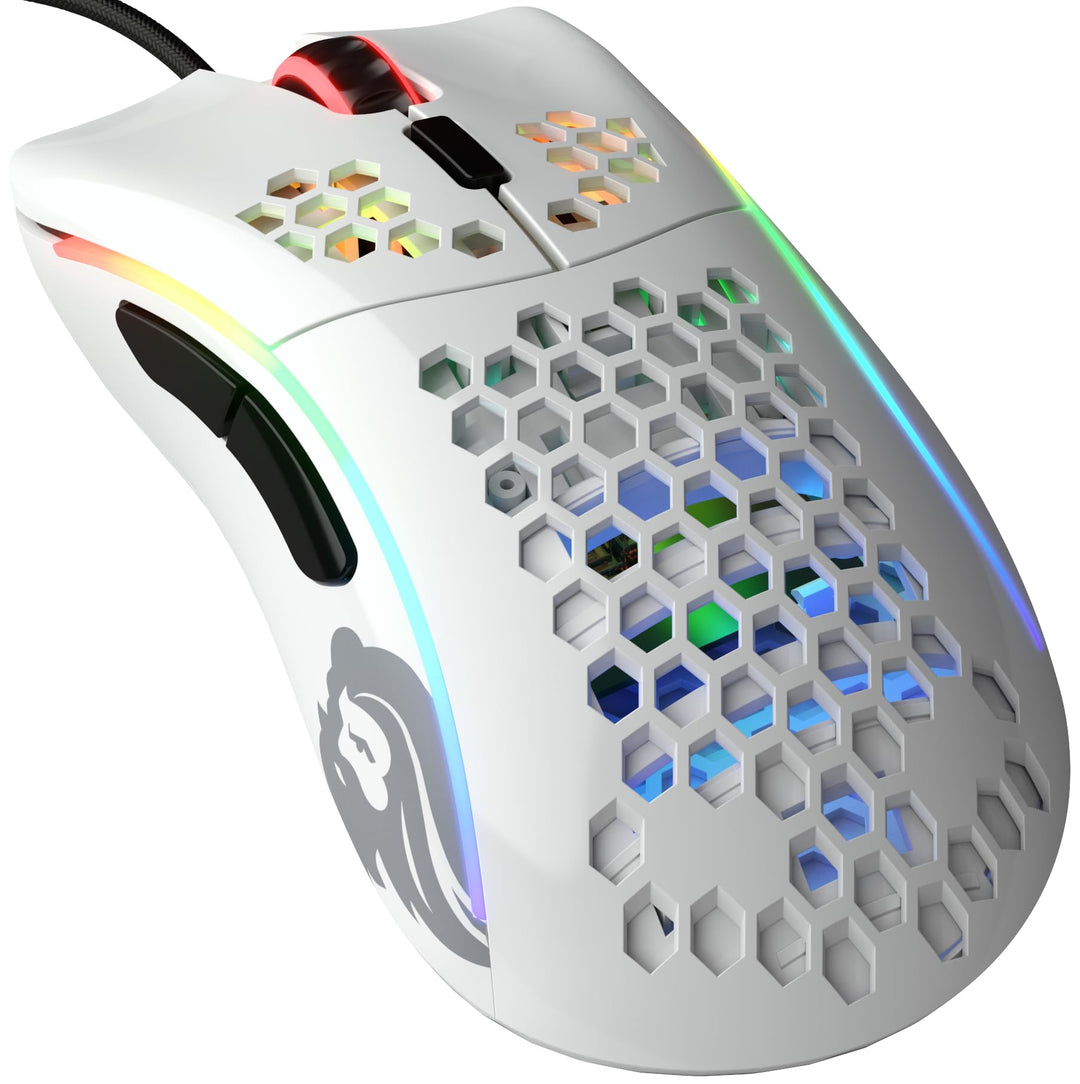 Glorious Gaming Model D- (Minus) Wired Gaming Mouse – superleichtes Wabendesign mit 61 g, RGB-Beleuc