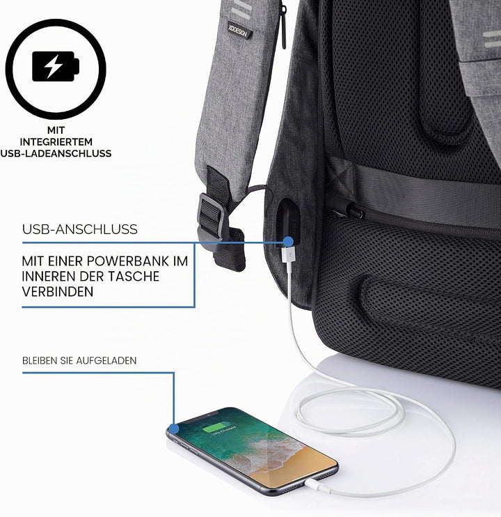 XDDesign Unisex Bobby Hero (Small) backpack (1er Pack) Einheitsgrösse Grau, Einheitsgrösse Grau