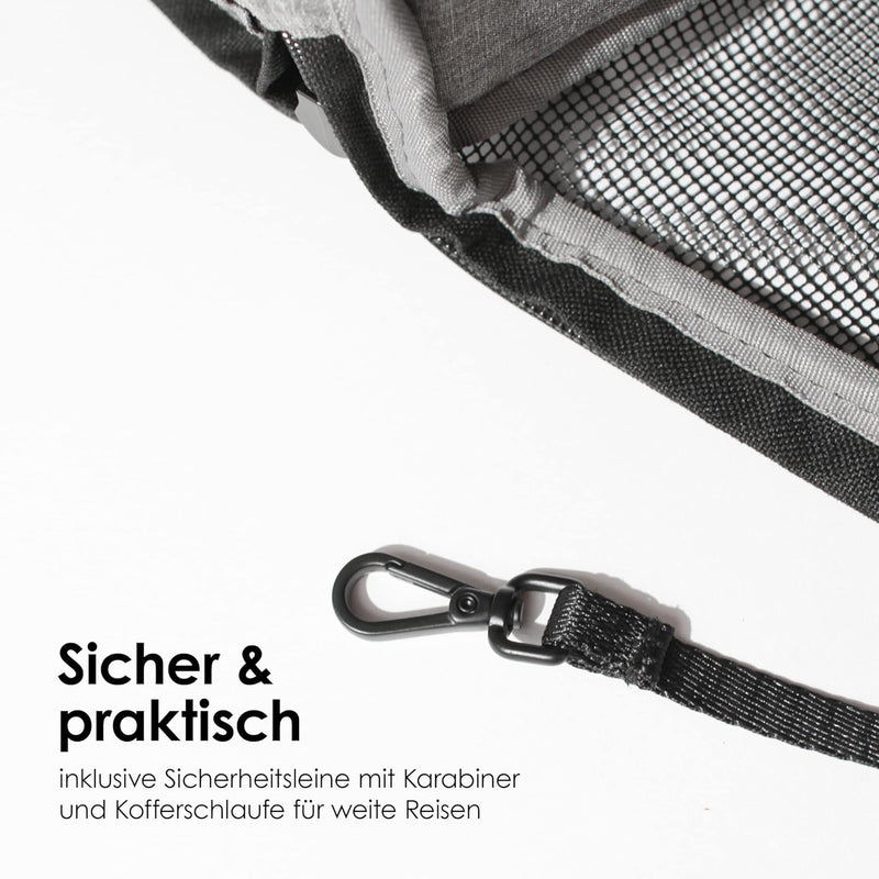 LucyBalu® HOP-ON Premium Katzenrucksack mit Fenster | Katzentransporttasche | Katzenbox | Katzen Tra