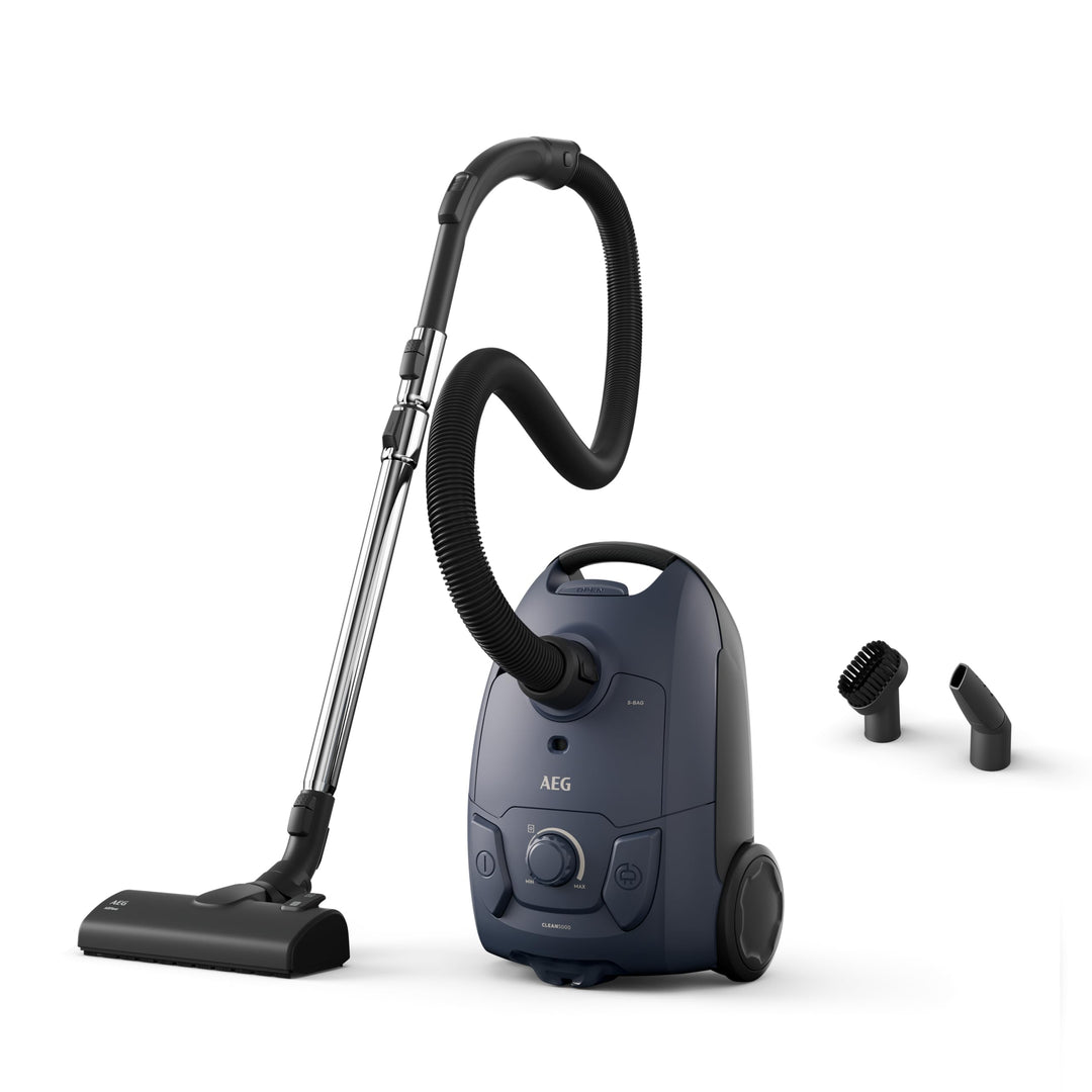AEG CLEAN 5000 Staubsauger mit Beutel, hohe Saugleistung, aus Recyclingkunststoff, AllFloor Bodendüs