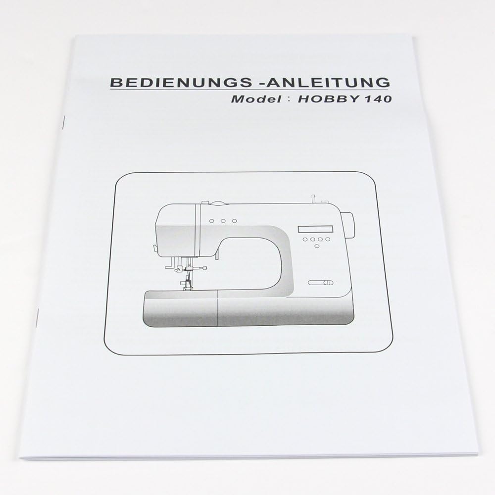 Gritzner Hobby 140 - Computernähmaschine mit 140 Sticharten und Anschiebetisch