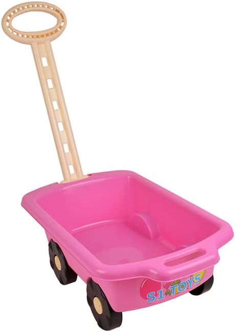 Marmat Gartengeräte für Kinder Schubkarre Garten Spielzeug Sandspielzeug Sandkasten mit Griff Laufka