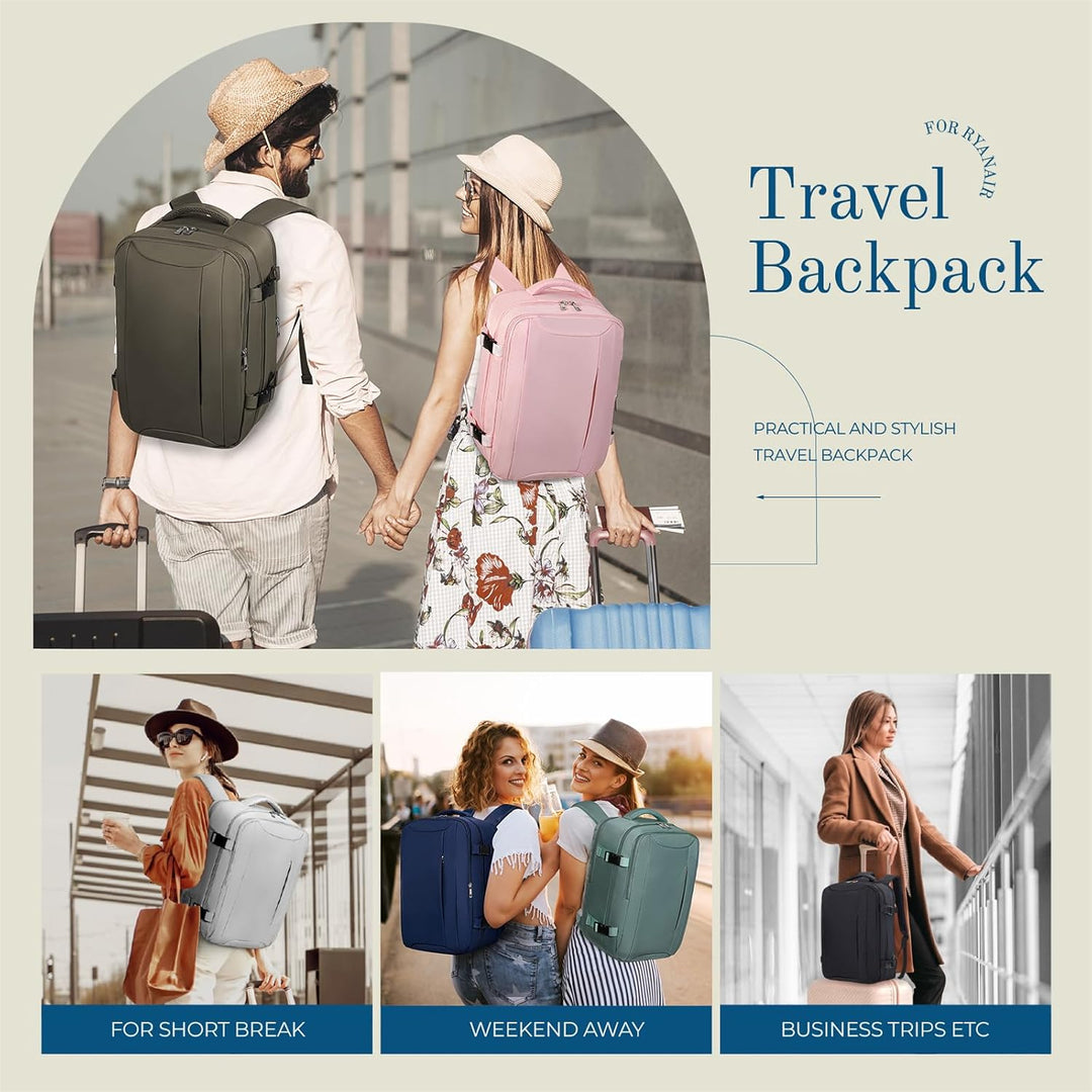 Lossga Für Ryanair Handgepäck 40x20x25 Handgepäck Rucksack Reiserucksack Flugzeug Rucksack 40x20x27
