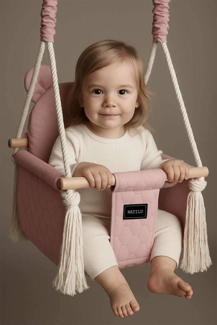 Babyschaukel Set Indoor Outdoor | Miss Bear | Schaukel | Kinderschaukel | Kindergartenschaukel | Kle